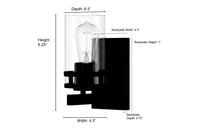 4.5'' Lunden Modern Gold 1 Light Wall Sconce