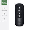 52 inch Donatella Luxe Gold Ceiling Fan with LED Light Kit and Handheld Remote