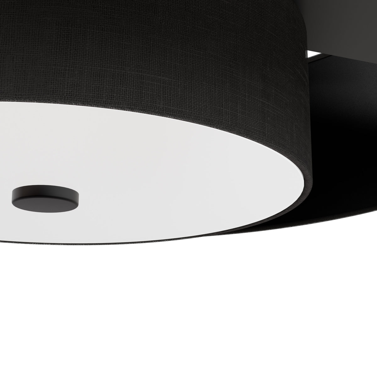 30 inch Brookside Matte Black Ceiling Fan with LED Light Kit and Remote