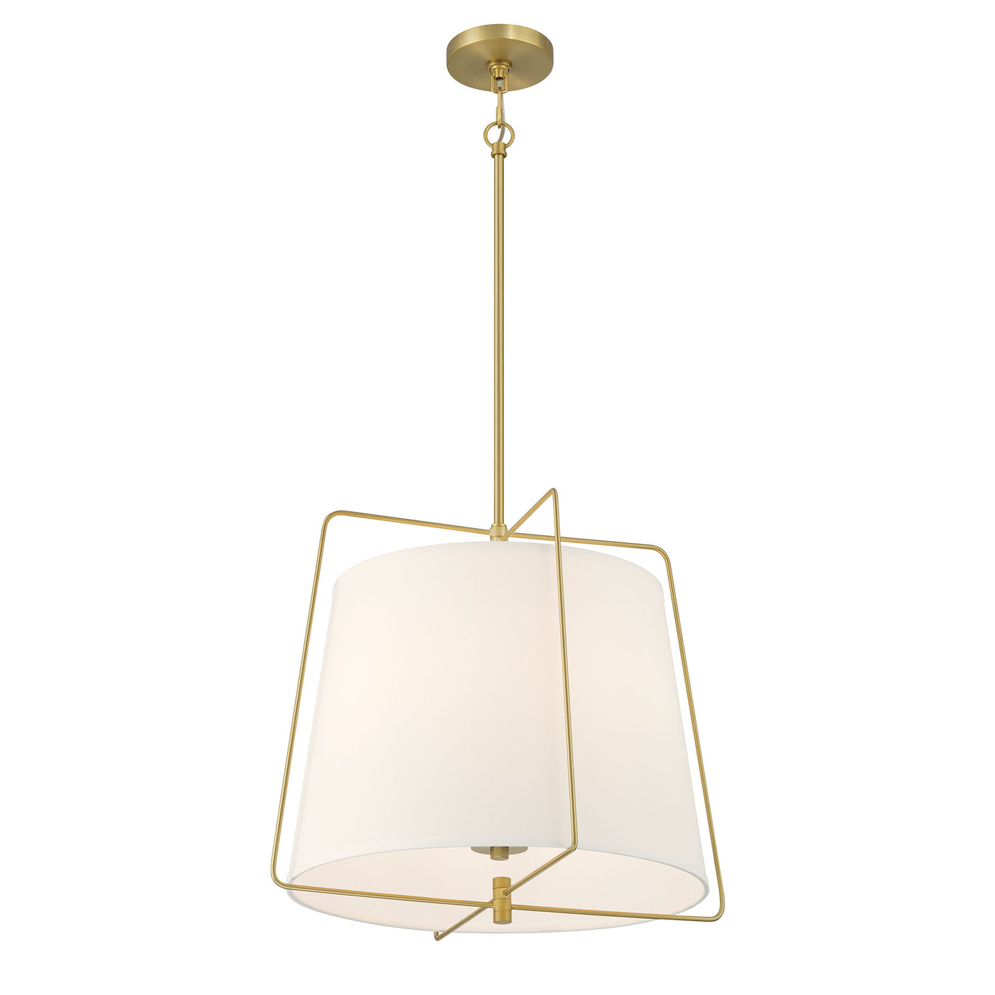 17.75'' Vellinor Vintage Brass 3 Light Pendant