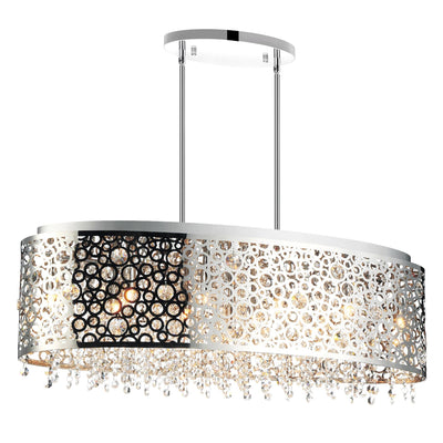 Bubbles 11 Light Chrome Chandelier