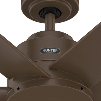 60 inch Kennicott ENERGY STAR® Matte Bronze Damp Rated Ceiling Fan and Handheld Remote