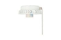 4.5-inch White Fan Light Kit Fitter