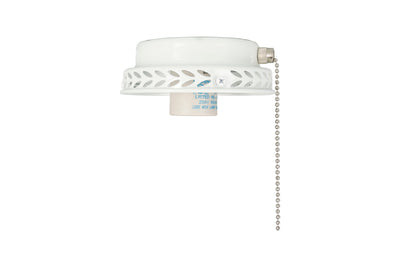4.5-inch White Fan Light Kit Fitter