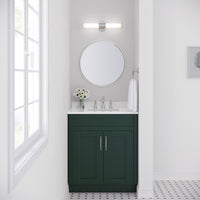 18'' Trumann Brushed Nickel 1 Vanity Light