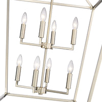 36'' Corona Modern Gold 8 Light Pendant