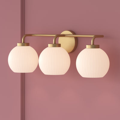 24'' Oprah Vintage Brass 3 Light Bath Vanity