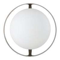 Parker 6-inch 1-light Brushed Nickel Vanity Light with Etched Opal Glass Shade