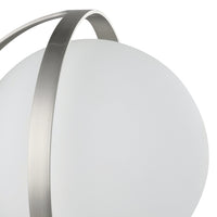Parker 6-inch 1-light Brushed Nickel Vanity Light with Etched Opal Glass Shade