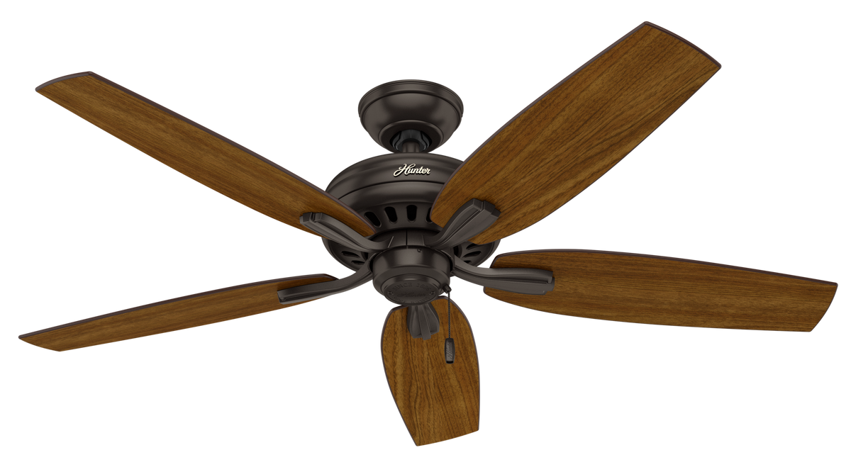 52 inch Newsome Premier Bronze Ceiling Fan with LED Light Kit and Pull Chain