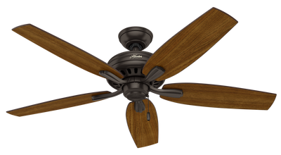 52 inch Newsome Premier Bronze Ceiling Fan with LED Light Kit and Pull Chain
