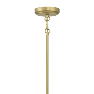 7.5'' Miravelle Vintage Brass 1 Light Mini Pendant