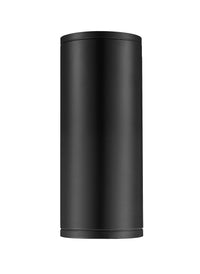 10.62-inch Vegas Powder Coated Black 1-Light Outdoor Wall Sconce