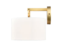 9.88'' Braxstan Vintage Brass 1 Light Wall Sconce