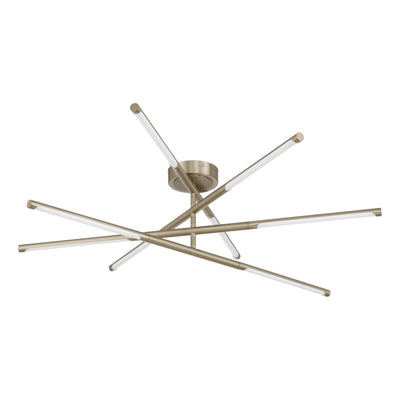 Overture 36-inch 8-light Champagne Gold 5CCT LED Chandelier