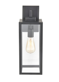 6''  Powder Coated Black 1 Light Wall Sconce