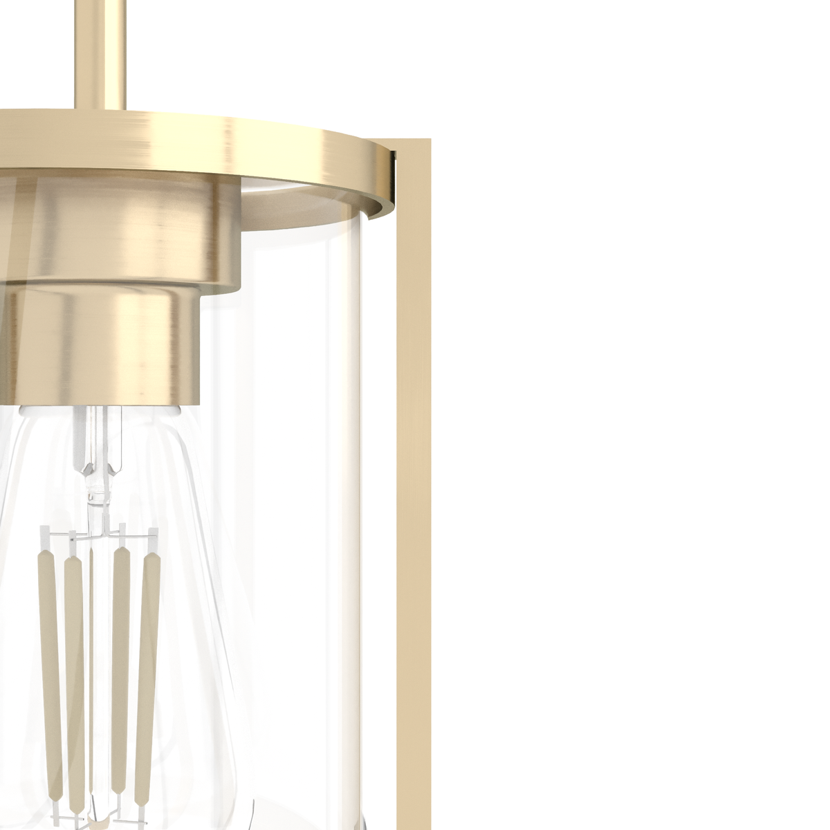 Astwood 6-inch 1-light Alturas Gold Pendant with Clear Glass
