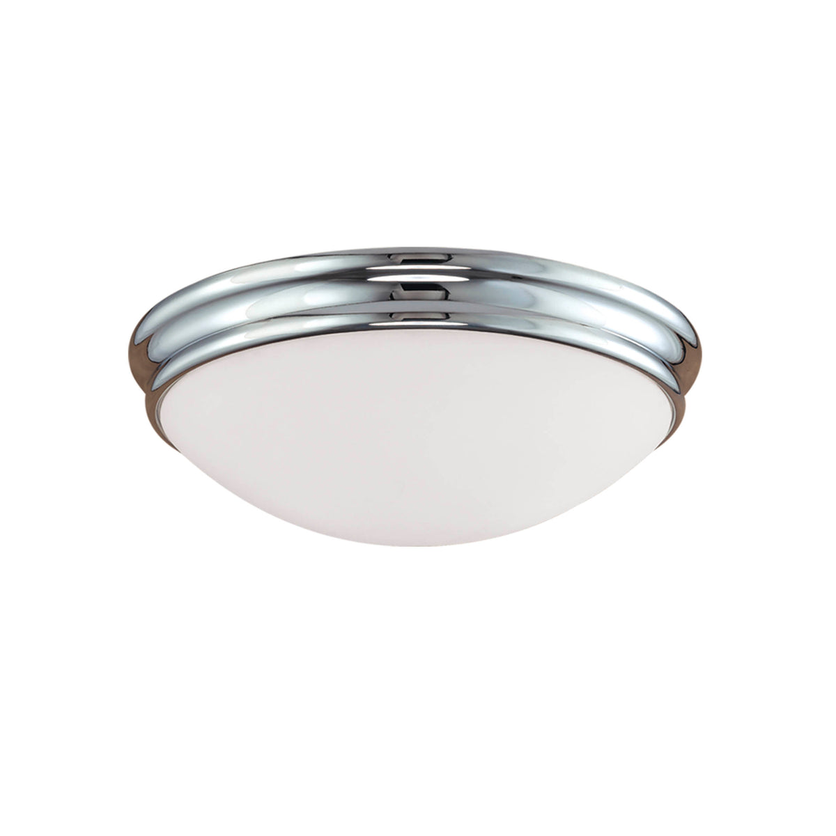 4.25'' Baumann Chrome 2 Light Flush Mount