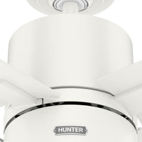 42 inch Beck Fresh White Ceiling Fan with LED Light Kit and Pull Chain