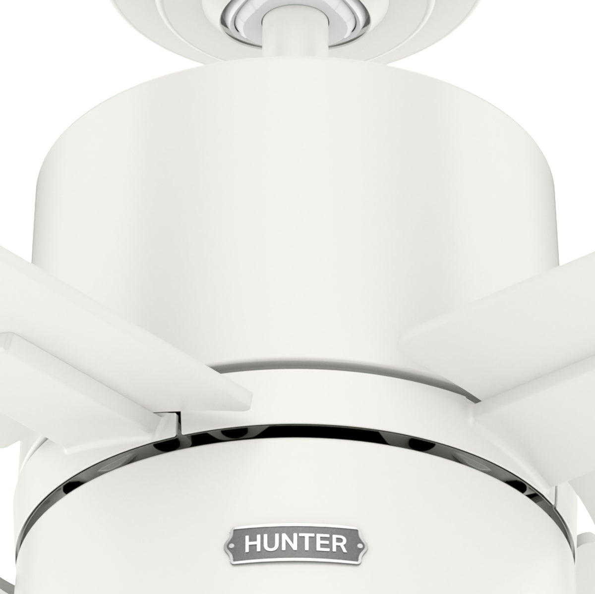42 inch Beck Fresh White Ceiling Fan with LED Light Kit and Pull Chain