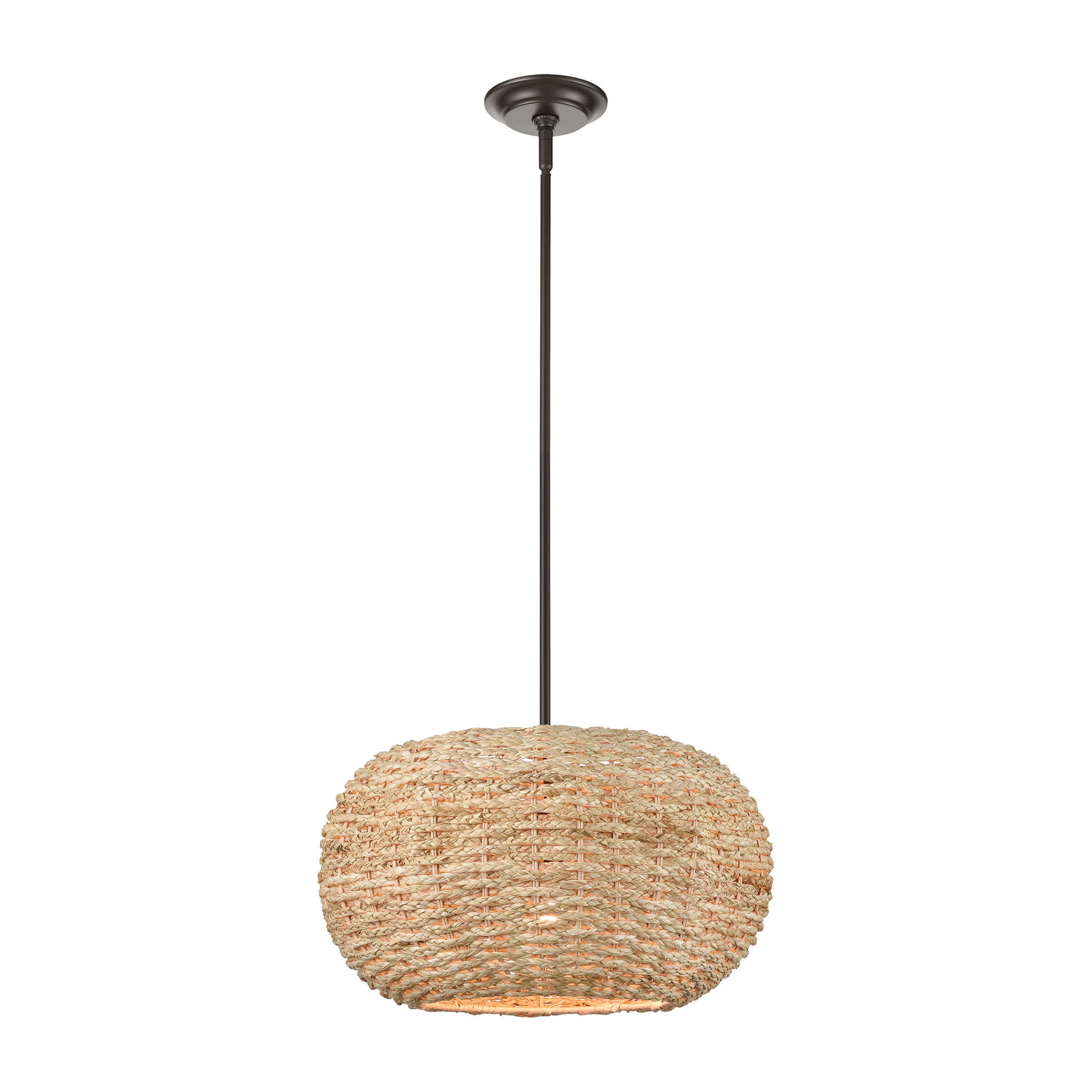10.75'' Bemo Oiled Bronze 1 Light Pendant