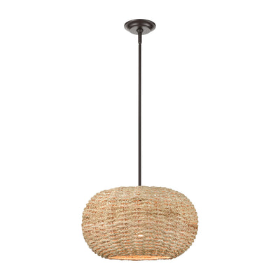 10.75'' Bemo Oiled Bronze 1 Light Pendant