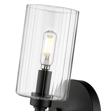 5.5'' Chastine Matte Black 1 Light Wall Sconce