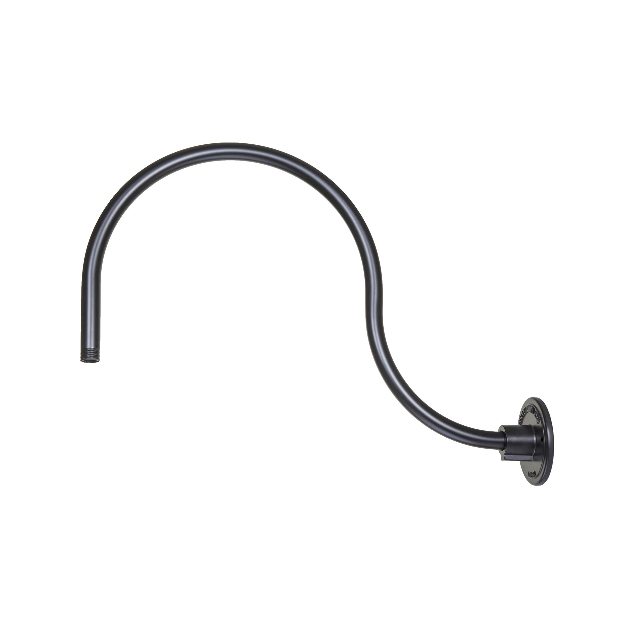 19-inch R Series Satin Black Gooseneck Arm