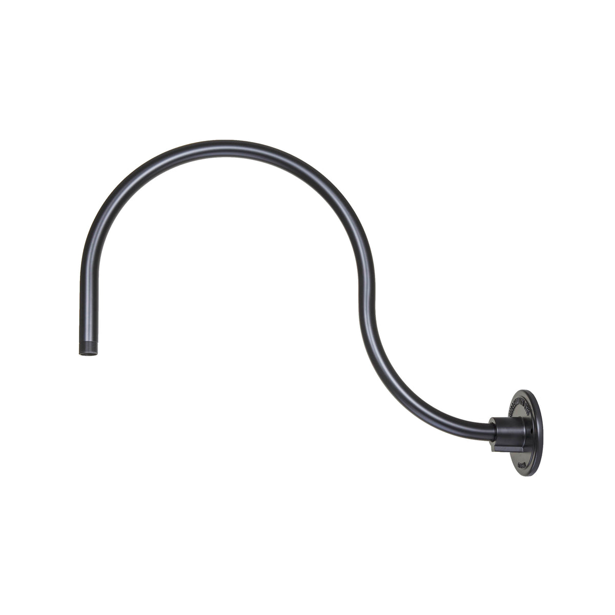 19-inch R Series Satin Black Gooseneck Arm