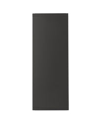12.62-inch Vegas Powder Coated Black 2-Light Outdoor Wall Sconce