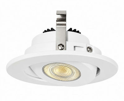 4-inch White Recessed Light with 3000K Light and Frosted Lens