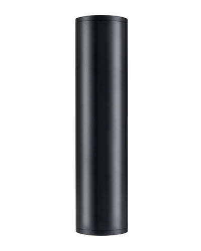 18-inch Vegas Powder Coated Black 2-Light Outdoor Wall Sconce