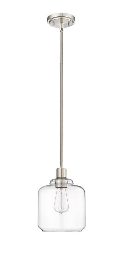 10.2'' Asheville Brushed Nickel 1 Light Mini Pendant