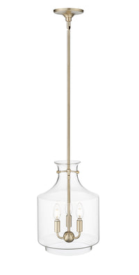15.5'' Mahannah Modern Gold 3 Light Pendant