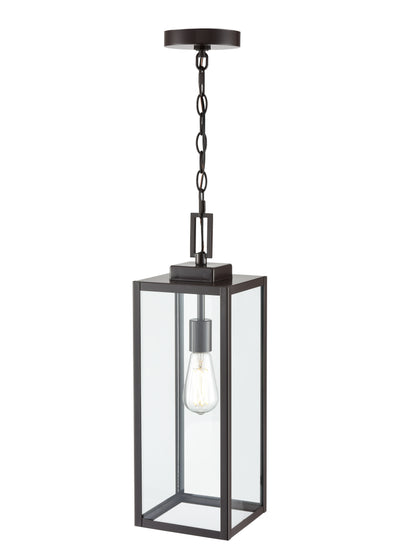 21.5'' Atless Powder Coated Bronze 1 Light Hanging Pendant