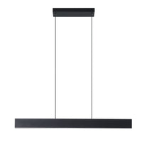 Falsetto 73-inch 3-light Textured Black 3CCT LED Expandable Linear Chandelier