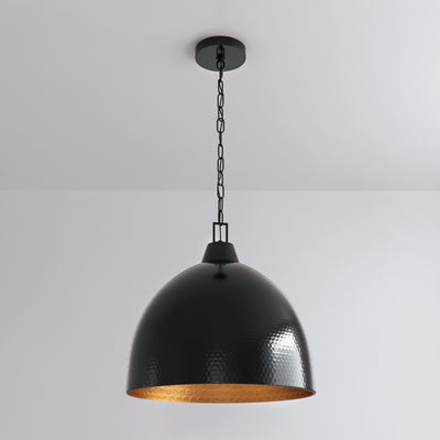 17'' Arrco Black Stainless Steel 3 Light Pendant