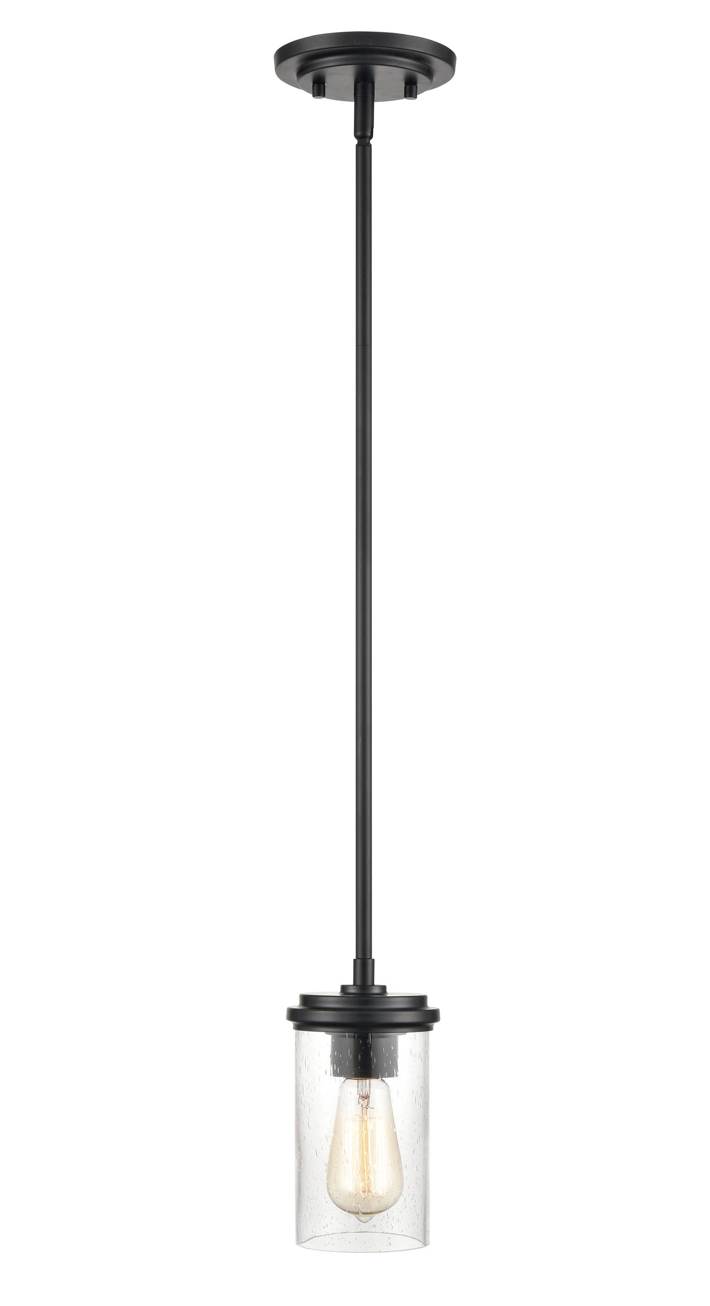 45.75'' Taos Matte Black 1 Light Mini Pendant