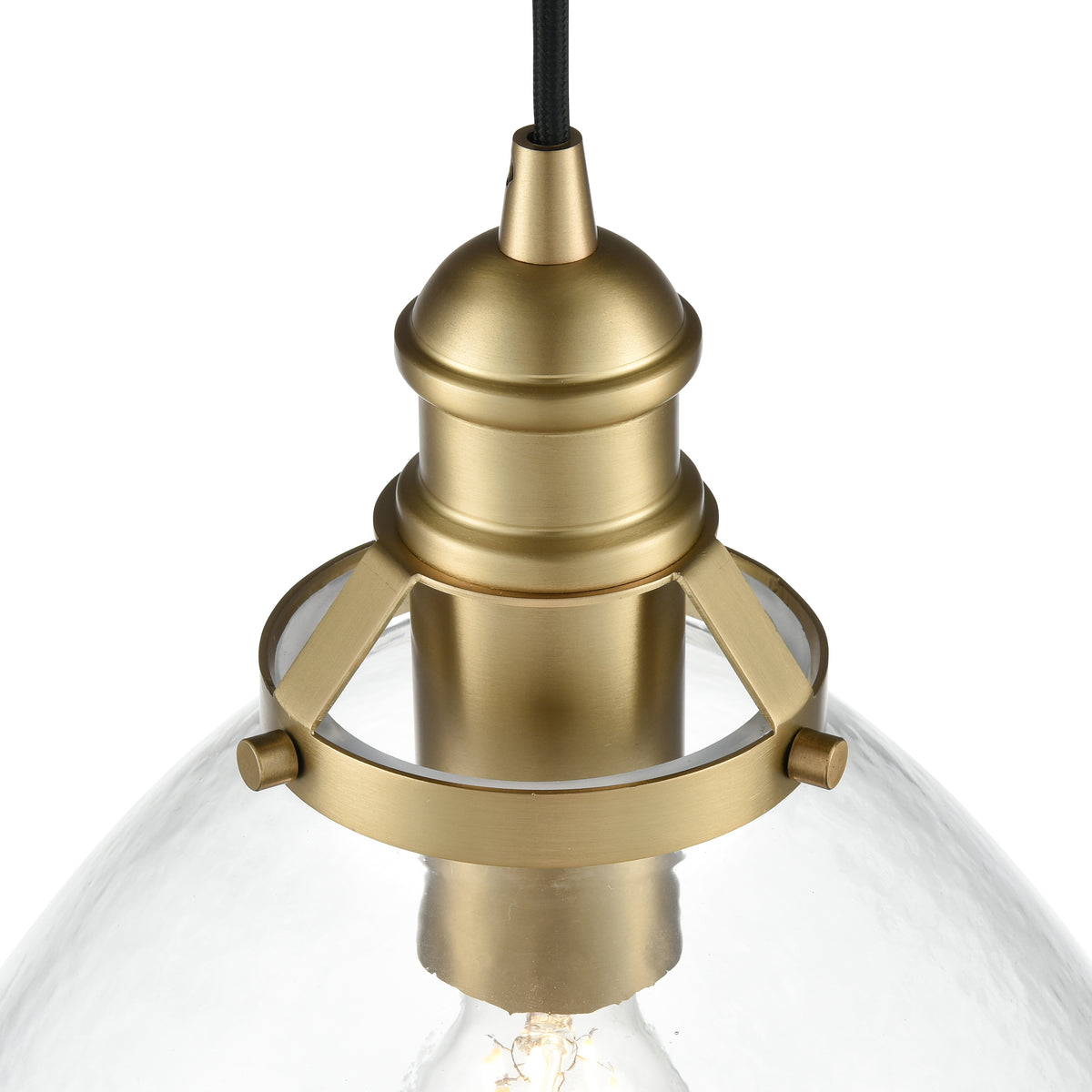 14.5'' Khrisa Vintage Brass 1 Light Pendant