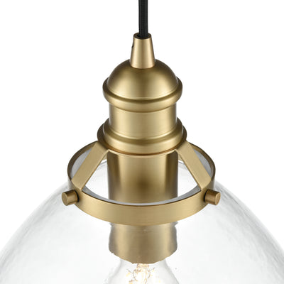 14.5'' Khrisa Vintage Brass 1 Light Pendant
