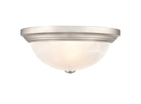 5.75'' Whitton Satin Nickel 2 Light Flush Mount