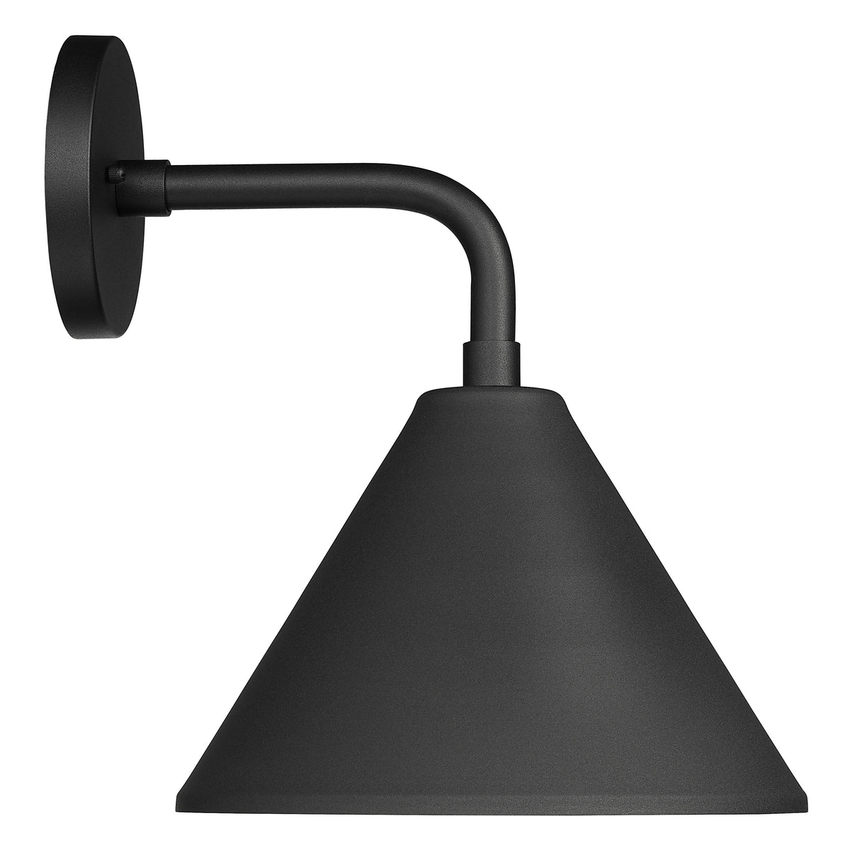12'' Axston Textured Black 1 Light Wall Sconce