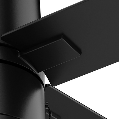 42 inch Beck Matte Black Ceiling Fan with LED Light Kit and Pull Chain