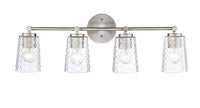 28'' Ashli Brushed Nickel 4 Light Bath Vanity