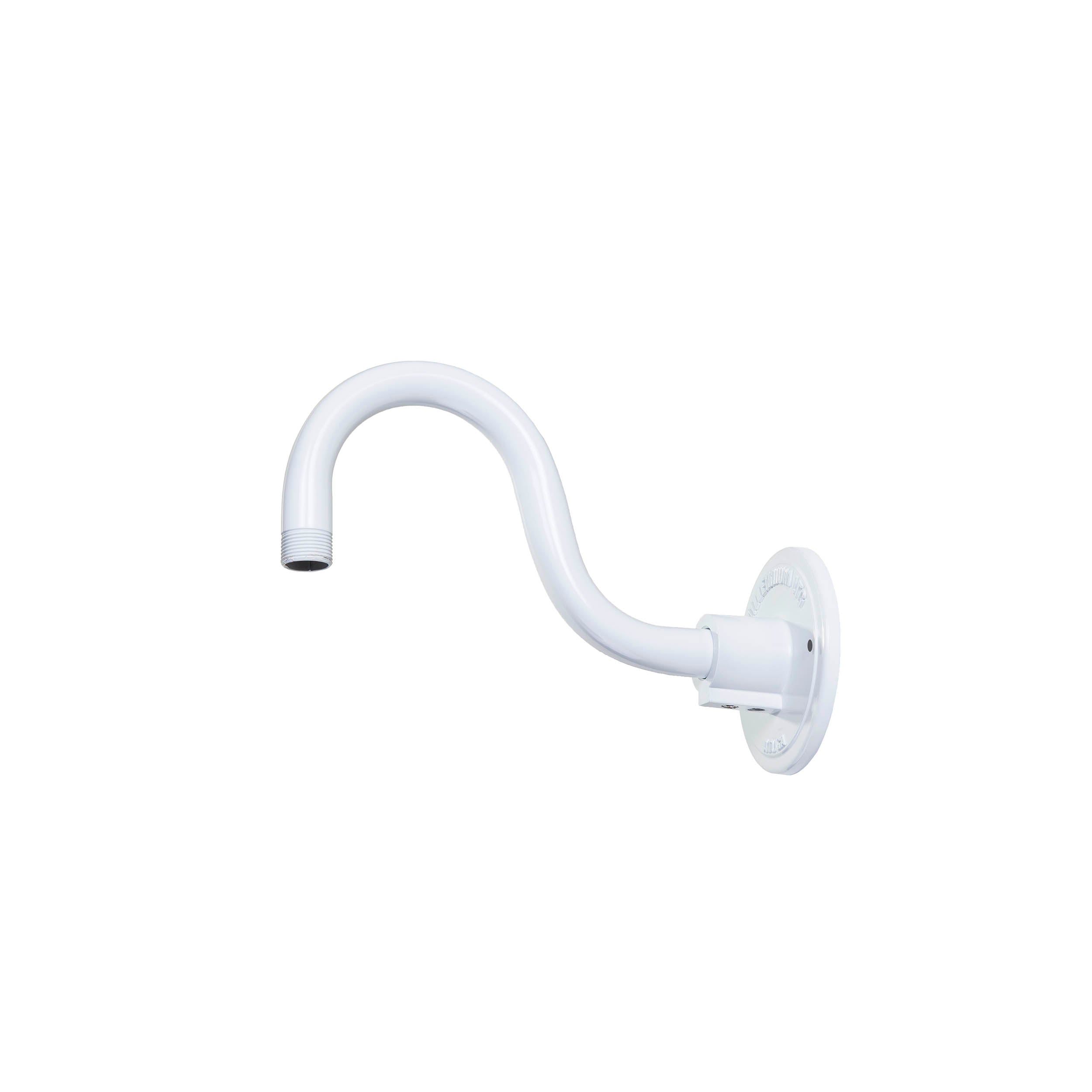 8-inch R Series White Gooseneck Arm