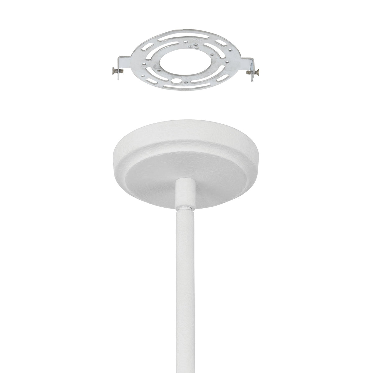 Dahlia 28-inch 8-light Plaster White Chandelier with Opal Glass Shades