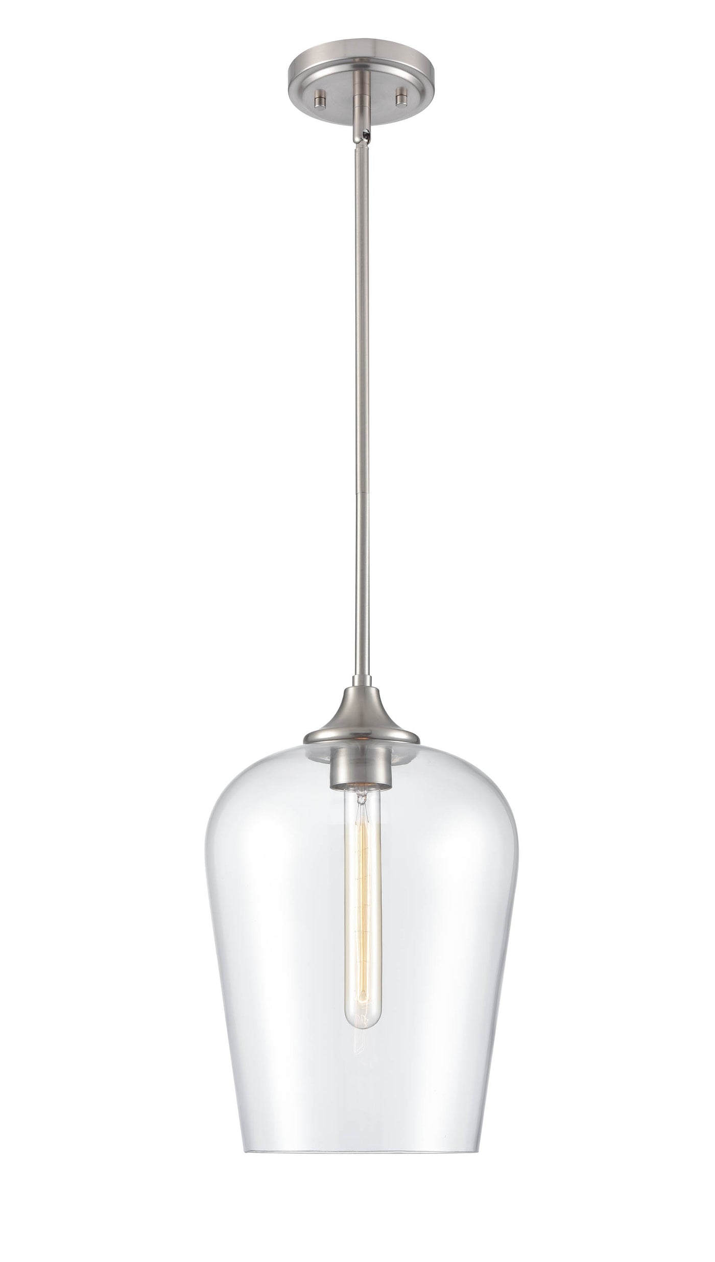 51'' Ashford Brushed Nickel 1 Light Mini Pendant