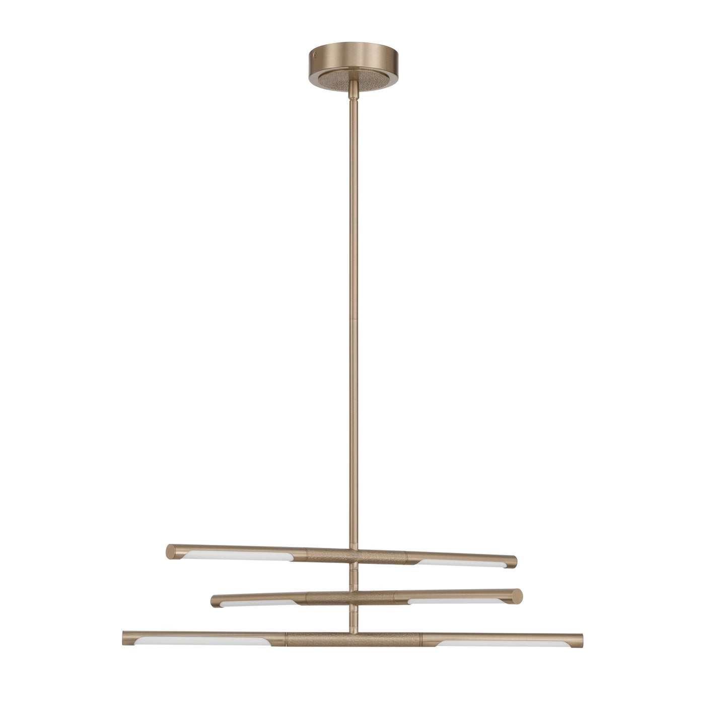 Overture 24-inch 6-light Champagne Gold 5CCT LED Chandelier