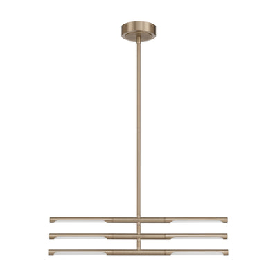 Overture 24-inch 6-light Champagne Gold 5CCT LED Chandelier