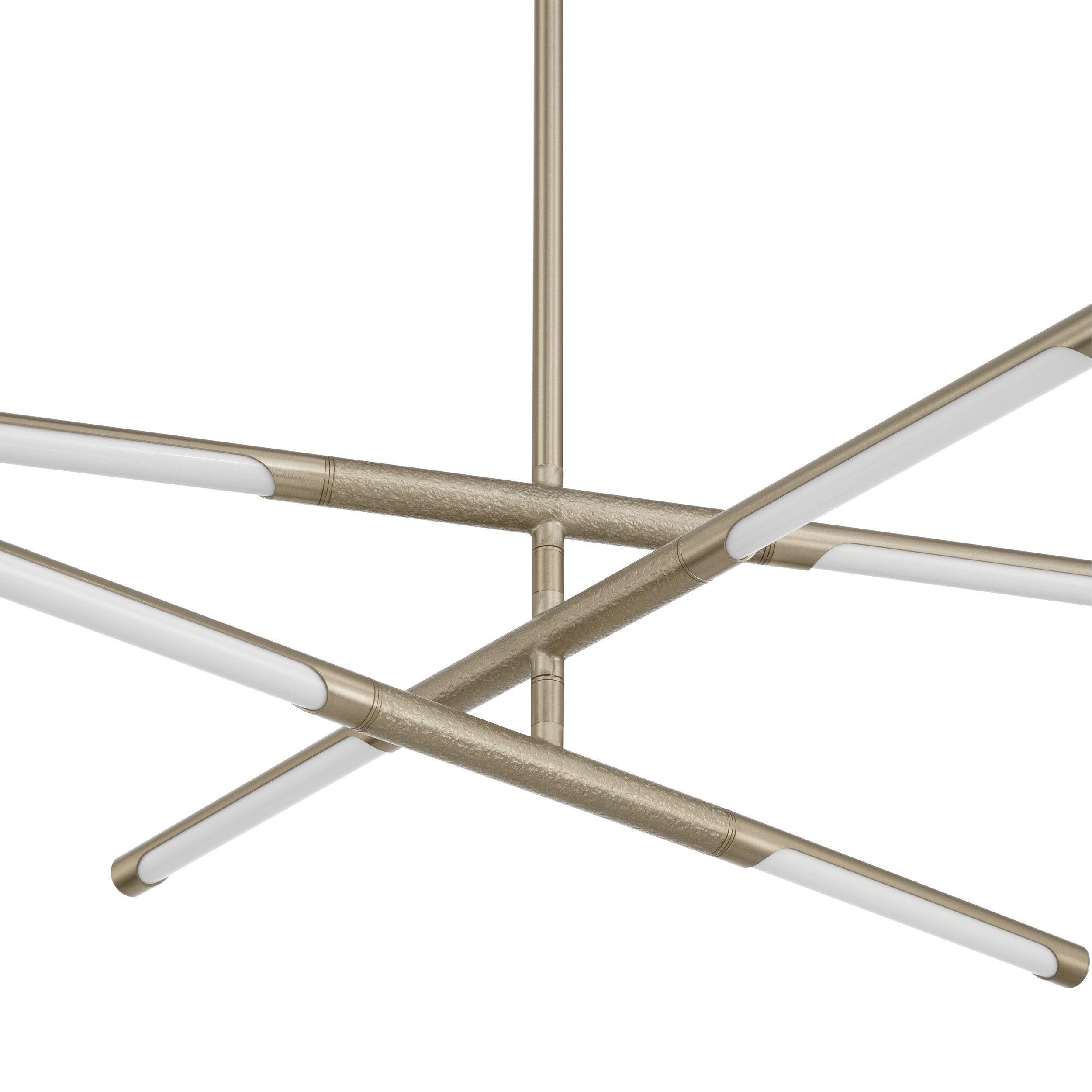Overture 24-inch 6-light Champagne Gold 5CCT LED Chandelier